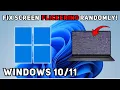 Ultimate Windows Screen Flickering Fix Drivers Updates Guide 2025