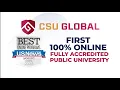 Why CSU Global