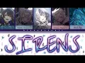 [COLOUR CODED LYRICS] Sirens (Hololive English -Advent-)