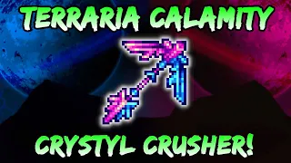 BEST Pickaxe in Terraria Crystyl Crusher Calamity Mod Endgame Item Review Showcase