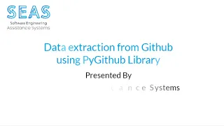 How to extract project s commits PyGithub SEAS Research Lab