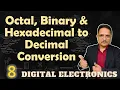 Number System Conversions Octal Binary Hexadecimal to Decimal Vice Versa