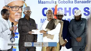 Gudoomiye Muungaab oo boosas Iyo guryo gudoonsiiyay Abwaan Mustafe oo xoog loogu heestay.