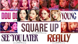 Download [FULL ALBUM LYRICS/앨범 노래모음 가사] BLACKPINK 블랙핑크- SQUARE UP| PLAYLIST MP3