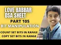 Copy set bits in range Count number of set bits from 1 to n Love Babbar DSA sheet