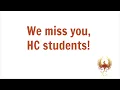 HomeConnection Families We Miss You - A Message From the Teachers and Staff