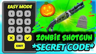 How to EASILY get 🧟🎃 ZOMBIE SHOTGUN SECRET CODE in Fortnite 1V1 WITH EVERY GUN @hivecr8 