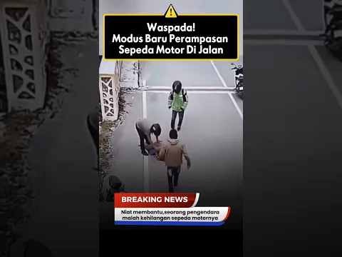 WASPADA MODUS PERAMPASAN MOTOR BERKEDOK MEMINTA PERTOLONGAN!
