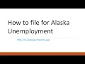 How to for Alaska Unemployment 2020