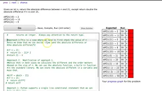 CodingBat - diff21 Python
