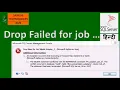 Drop failed for Job - Cant drop idle job in SQL Server