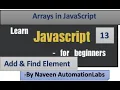 Arrays in JavaScript - Part