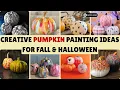 200 Awesome Pumpkin Painting Ideas Best Painted Designs for Halloween