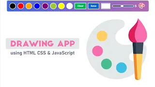 Build a Drawing App using HTML CSS JavaScript