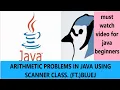 Writing A Java Program To Solve Arithmetic Operations Using Scanner Class GK And Coding Hub