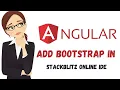 Add Bootstrap in Angular Project How to Install Bootstrap in Angular Beginner