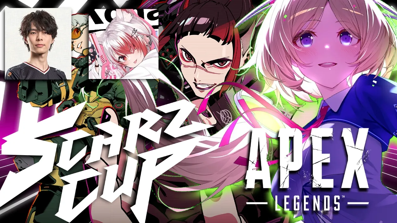 【APEX】SCARZ CUP 新レジェ「アクセル」＆つよつよ2人と二人三脚ペックスできるのか！w.たいださん/こはーく【ホロライブ/アキロゼ】