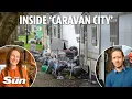 Download Lagu We live in 'Caravan City'...our beds are like coffins but it's too expensive to rent here