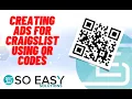Creating Ads for Craigslist with QR codes and Go High Level - So Easy Solutions