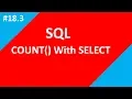 COUNT with SELECT Query in SQL Part - 18 3 SQL Tutorial for Beginners Tech Talk Tricks