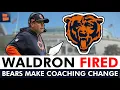 BREAKING Shane Waldron FIRED Thomas Brown Promoted To Bears Offensive Coordinator NEWS