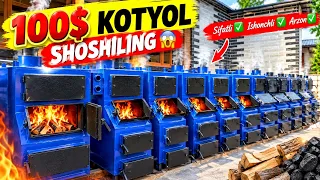 100$ KOTYOL 5-xona UYNI ISITADI 😱  BUNAQASI BOLMAGAN