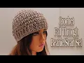 Crochet Hat AND Scarf SET Tutorial - Fall Through Hat and Scarf Set