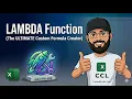 Stop Using Formulas Start Building Them Master Excel LAMBDA