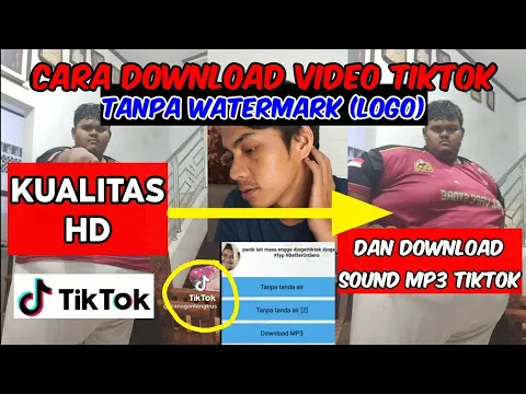 Download MP3 HD, Tutorial Cara Download Video Tiktok Tanpa Watermark Logo Tanda Air Terbaru, Di Ssstik.io Online