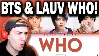Download LAUV x JIMIN \u0026 JUNGKOOK of BTS (방탄소년단) - 'WHO' REACTION! MP3