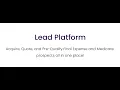 Insurance Toolkits Lead Platform - Lead Types