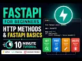 FastAPI for Beginners HTTP Methods FastAPI Basics Explained in 10 Minutes