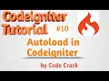 Autoload Codeigniter in Hindi