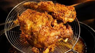 SEUMUR HIDUP BARU TAHU ... BANYAK YANG KETAGIHAN SETELAH MENCOBA RESEP AYAM GORENG INI !!