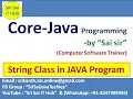 26 String class in Java Program