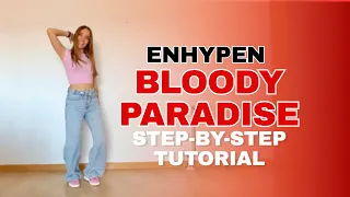 ENHYPEN 'Bloody Paradise' Dance Tutorial STEP BY STEP (easy to follow)