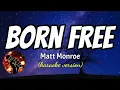 BORN FREE - MATT MONROE (karaoke version)