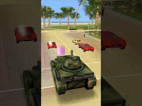 Si Hacemos una carrera usando un Tanque #gta #gtasanandreas #yosoydelos7mil