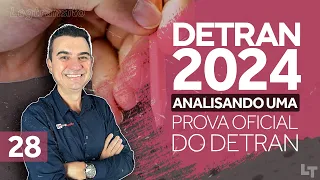 Analisando uma Prova OFICIAL do Detran #28 #legtransito #ronaldocardoso