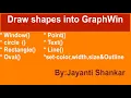 25 Drawing shapes in python Graphwin