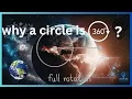 The Secret Behind 360 in a Circle Math 360z