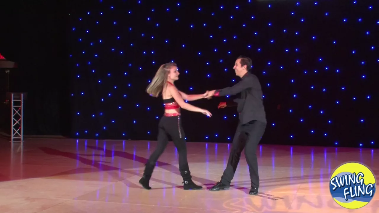 Swing Fling 2016 Pro Am Spotlight Adriana Liggins with Hugo Miguez
