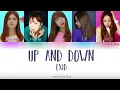 EXID(이엑스아이디)- UP&DOWN (위아래) (Color Coded) (HAN/ROM/ENG) Lyrics