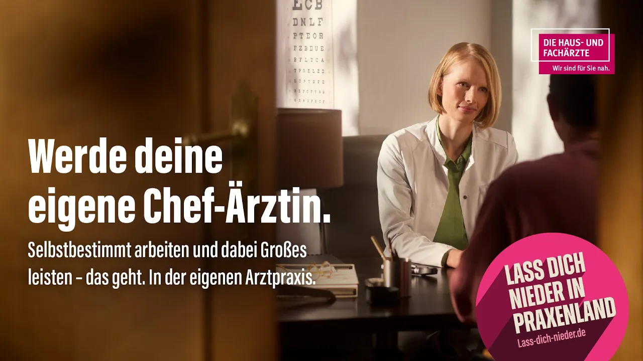 kbv4u — Werden Sie Ihre eigene Chef-Ärztin in der eigenen Arztpraxis (YouTube video ad)