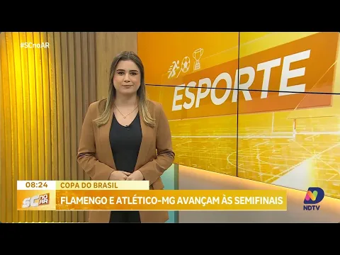 Esporte - Flamengo e Atlético-MG avançam às semifinais da copa do Brasil