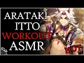 HOT ARATAKI ITTO ASMR SPICY WORKOUT SESSION Arataki Itto x Listener Genshin Impact Binaural