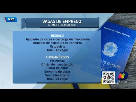 Oportunidade: confira as vagas de emprego no Estado