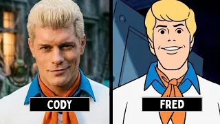 25 WWE Superstars as Scooby Doo Characters