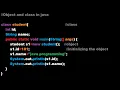 Object and class in Java for absolute beginners