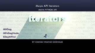 Maya Python API 07 - Iterators